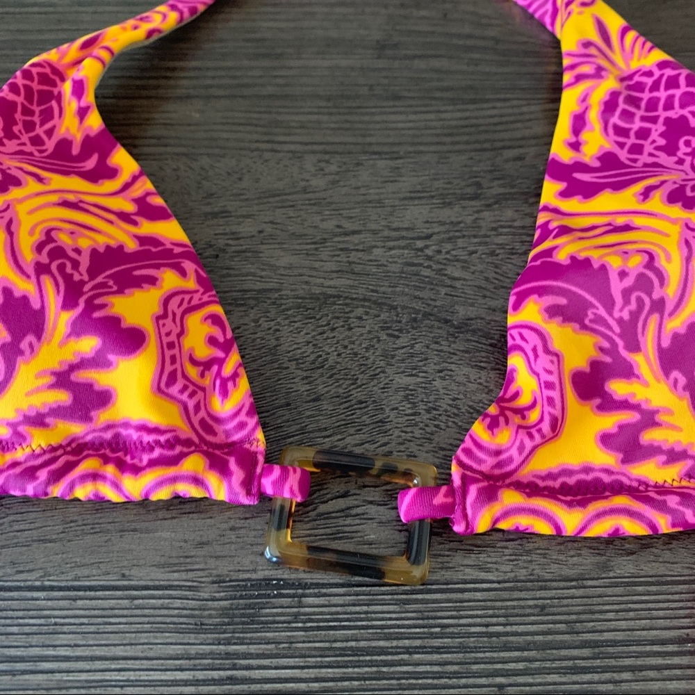 Euc Victorias Secret Boho Print String Triangle B… - image 4
